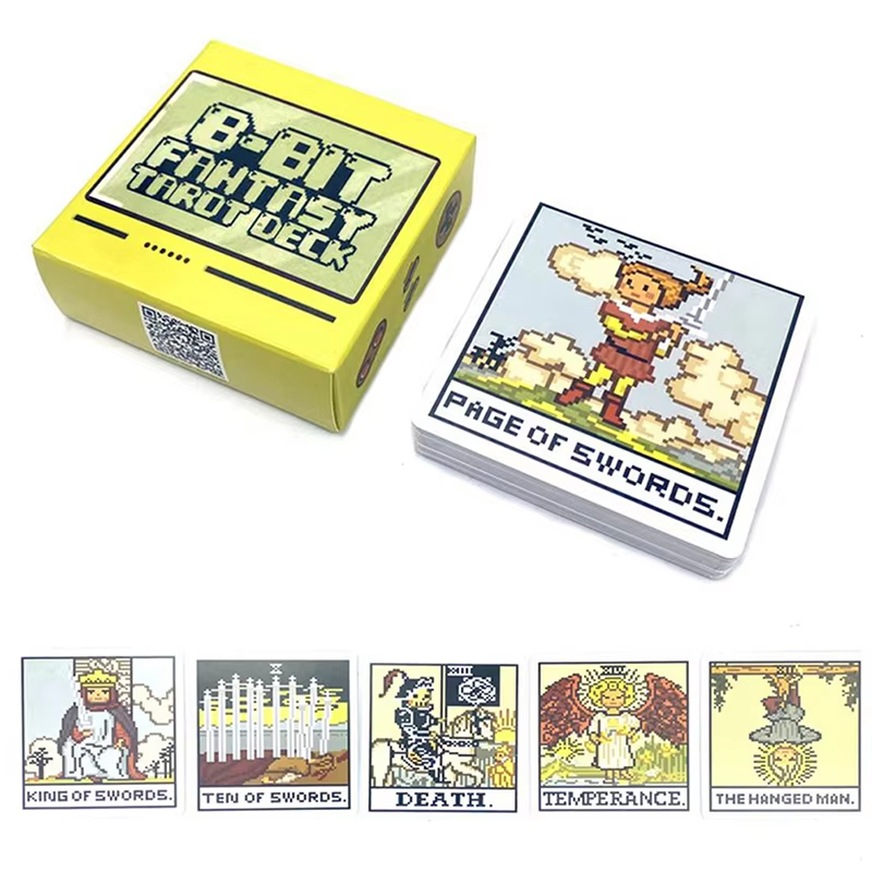 Board Game Of Life - Kartu Tarot Fantasi 8 Bit, Ramalan,