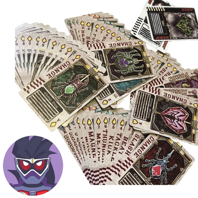 Board Game Zoo - Karakter anime Bandai Kamen Rider kartu