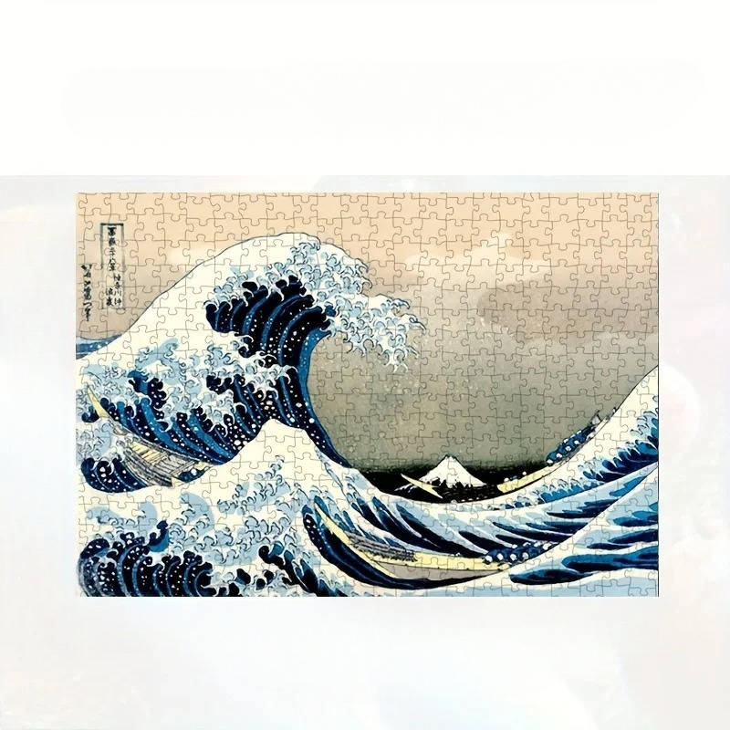 Jigsaw Puzzle Adult - Puzzle Jigsaw Gelombang Besar Kanagawa 500/1000/1200/2000