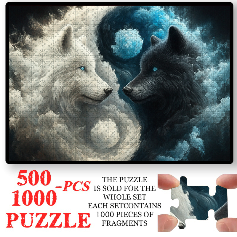 Jigsaw Puzzle Adult - 500/1000pcs Puzzle Jigsaw Bertema Tai Chi