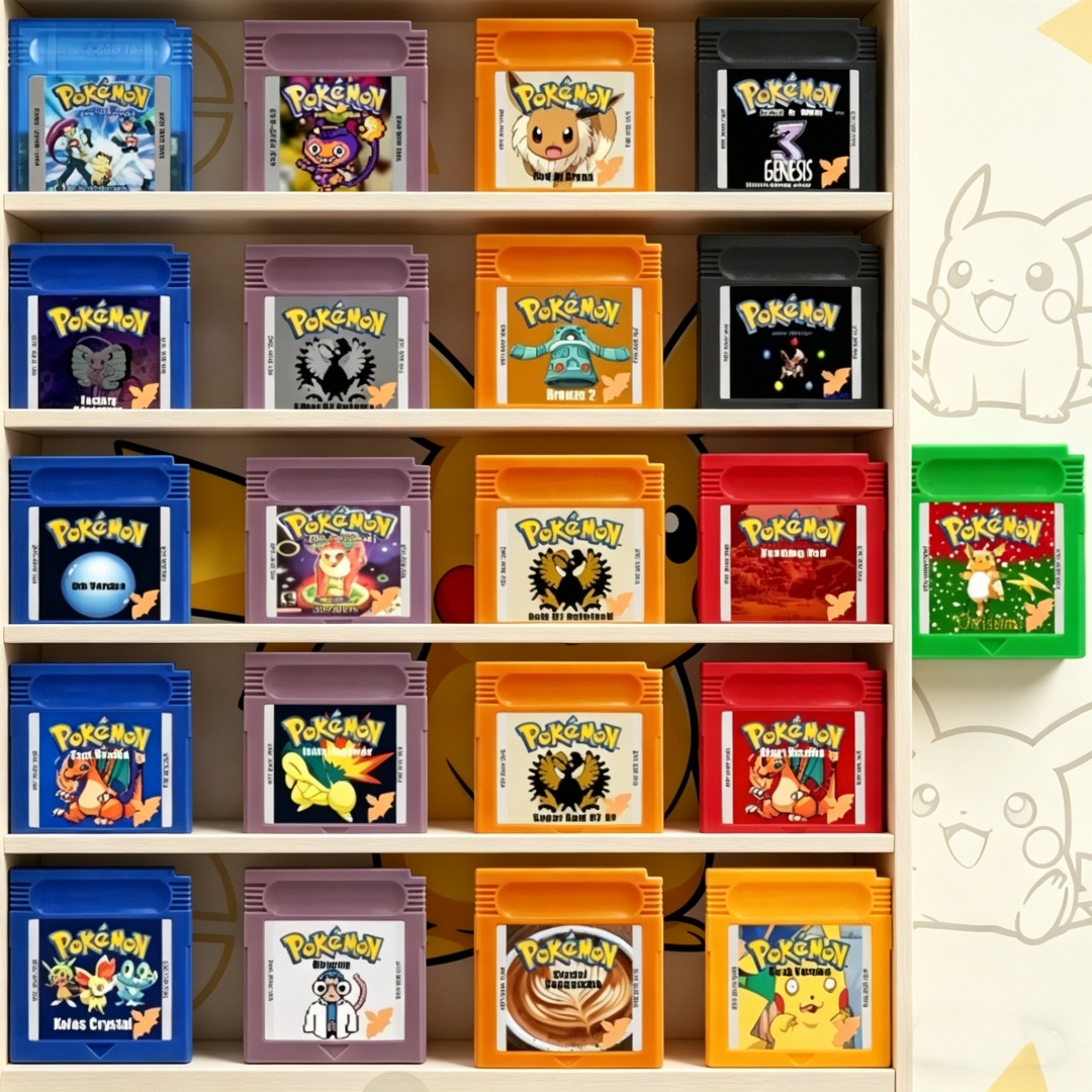 Board Game Is - Kartrid Game Seri Pokemon GBC Hitam