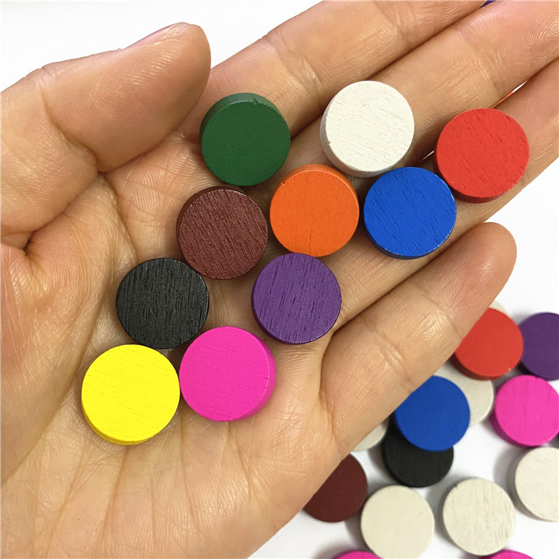 100 buah Diameter 15*5MM poton - Board Game Sequence ulasan dan harga