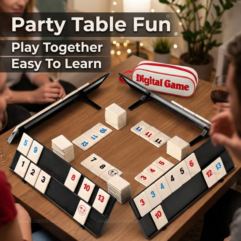 Set Permainan Rummy Cube Baru  - Board Game Sequence ulasan dan harga