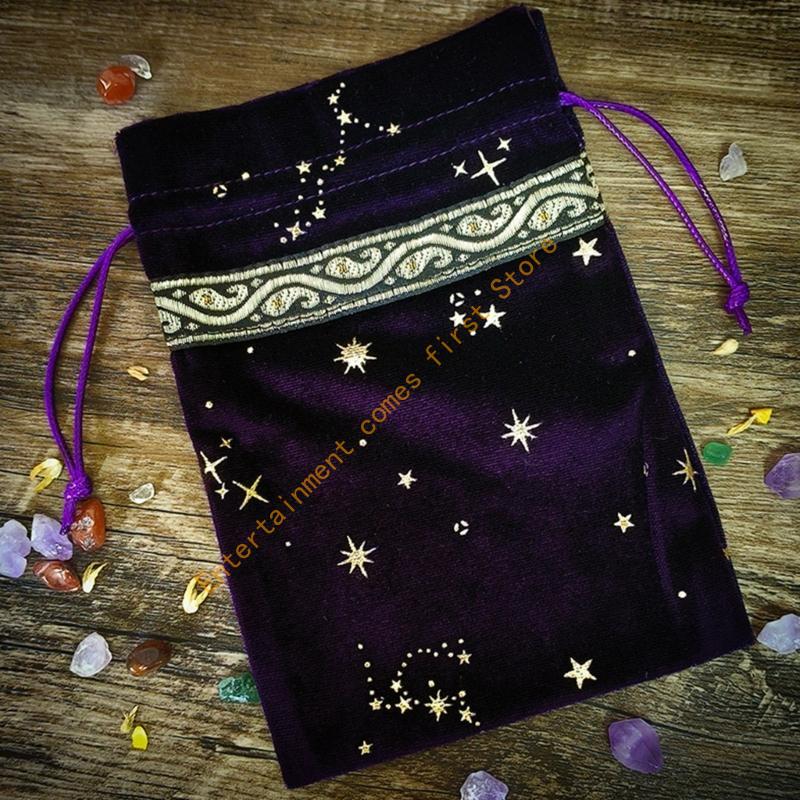 Tas Serut Dadu Tas Tarot Flane - Board Game Store ulasan dan harga