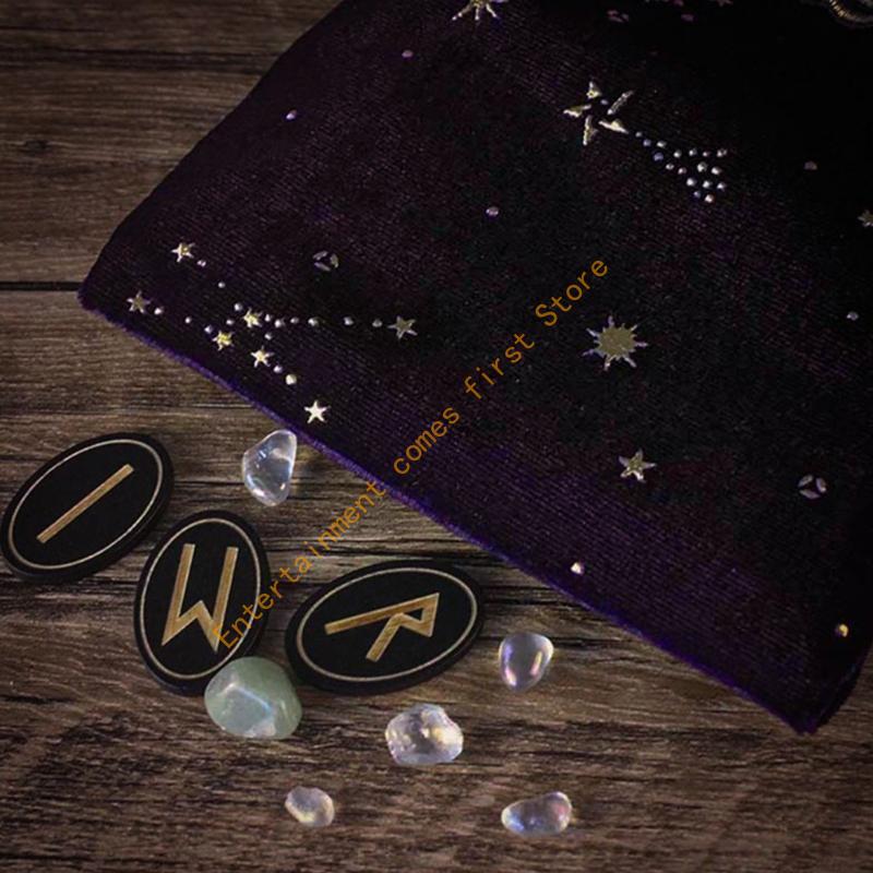 Tas Serut Dadu Tas Tarot Flane - Board Game Store ulasan dan harga