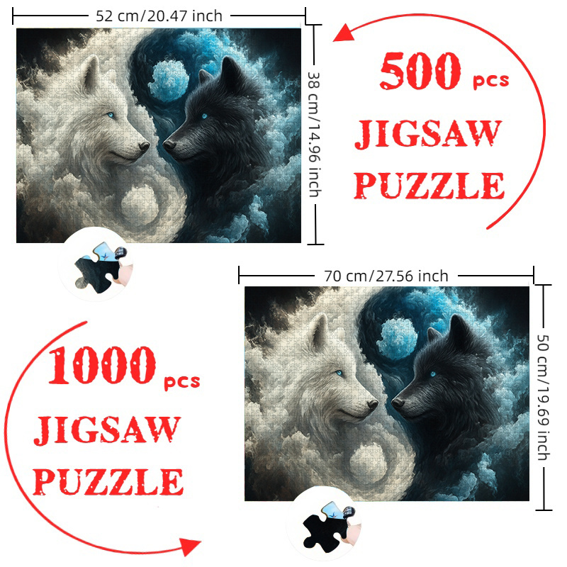 500/1000pcs Puzzle Jigsaw Bert - Jigsaw Puzzle Adult ulasan dan harga