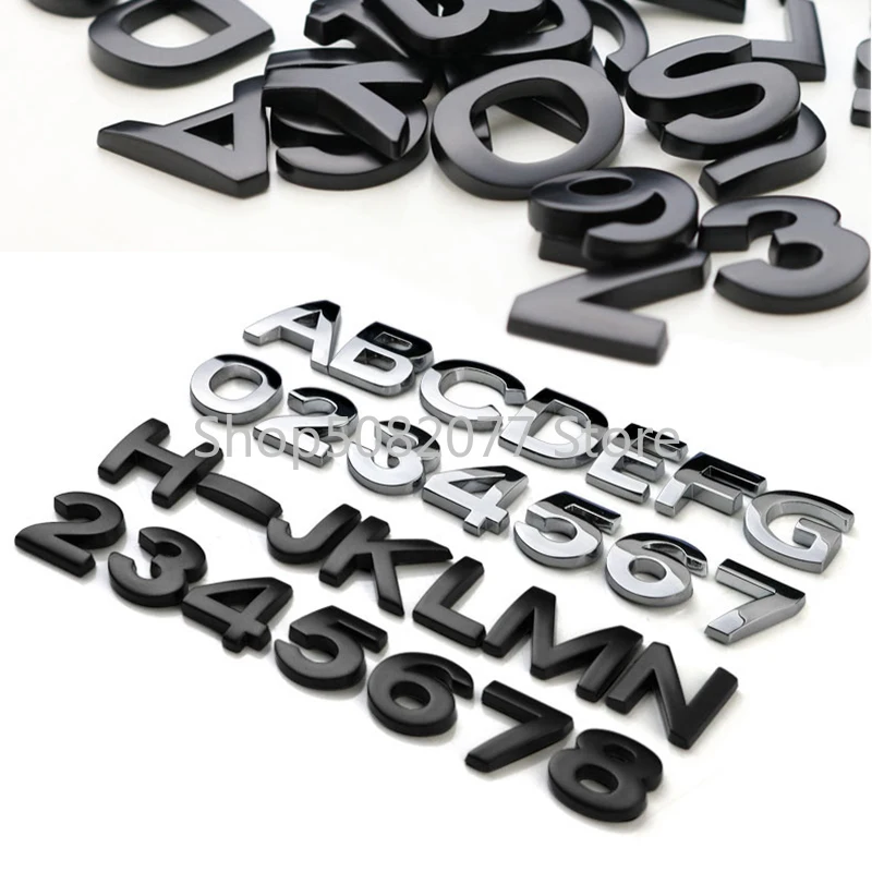 Huruf Angka Alfabet Logam Embl - Board Game Logo ulasan dan harga