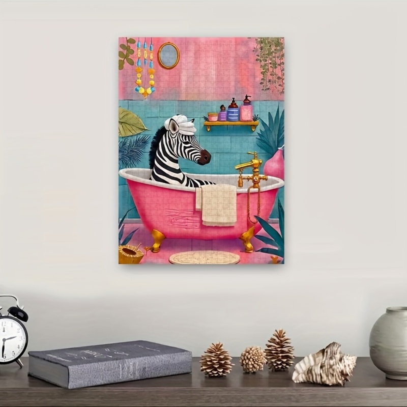 1000pcs Puzzle Jigsaw Zebra da - Jigsaw Puzzle Adult ulasan dan harga