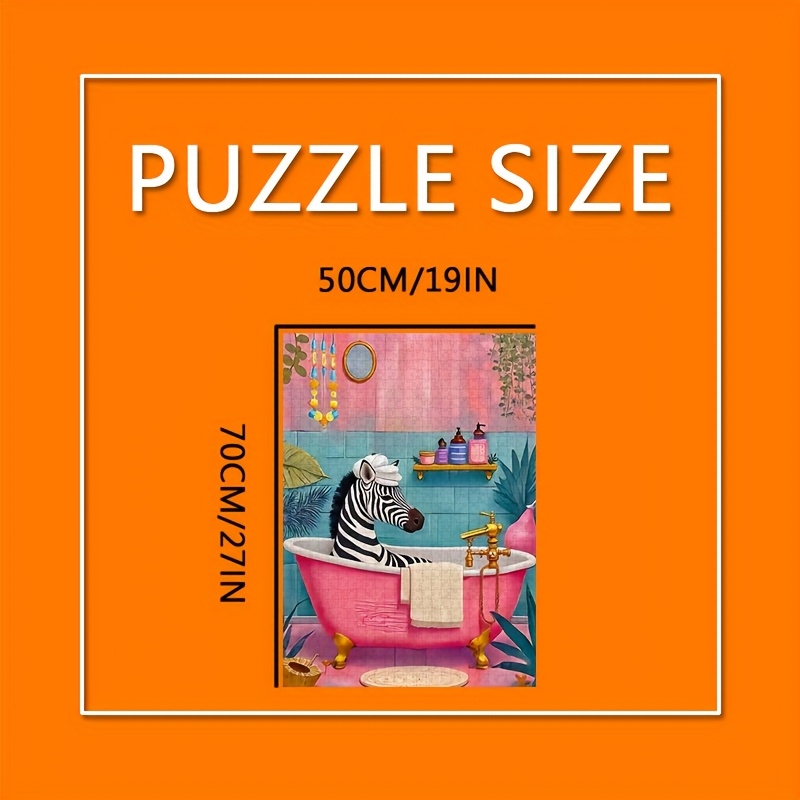 1000pcs Puzzle Jigsaw Zebra da - Jigsaw Puzzle Adult ulasan dan harga